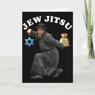 Carte Costume juif tenue hanoukka rabbin danse horah
