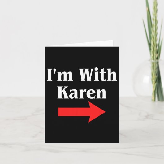 Carte Costume Karen Halloween (Devant)
