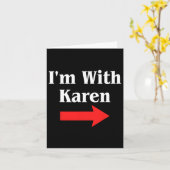 Carte Costume Karen Halloween (Fleur jaune)