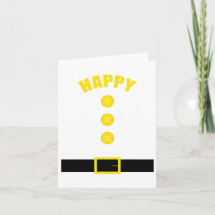 Carte Costume nain - Idée cadeau d'Halloween amusant - H