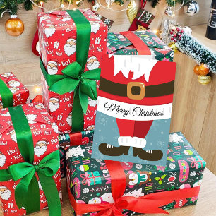 Carte Costume Père Noël chère Noël
