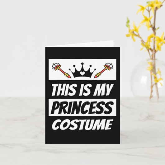 Carte Costume princesse rétro Halloween Costume (Fleur jaune)