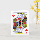 Carte Costume Roi des Coeurs Royal Flush Halloween Playi (Fleur jaune)