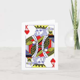 Carte Costume Roi des Coeurs Royal Flush Halloween Playi