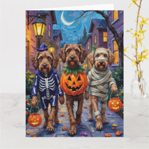 Carte Costumes d'Halloween pour Griffon à poil dur
