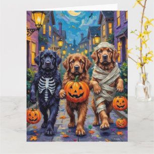 Carte Costumes d'Halloween pour la tournée des friandise