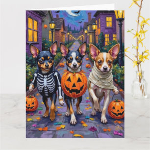 Carte Costumes d'Halloween pour Papillons allant cherche
