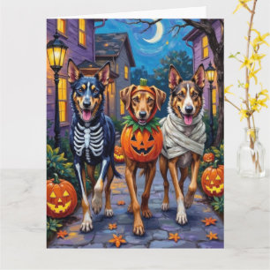 Carte Costumes d'Halloween pour Trick-or-Treat de Lévrie