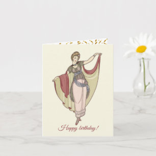Carte Costumes Parisiens - Robe de danse, Anniversaire