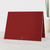 Carte Cosy Christmas Snow Globe Cottage Scène (Dos)