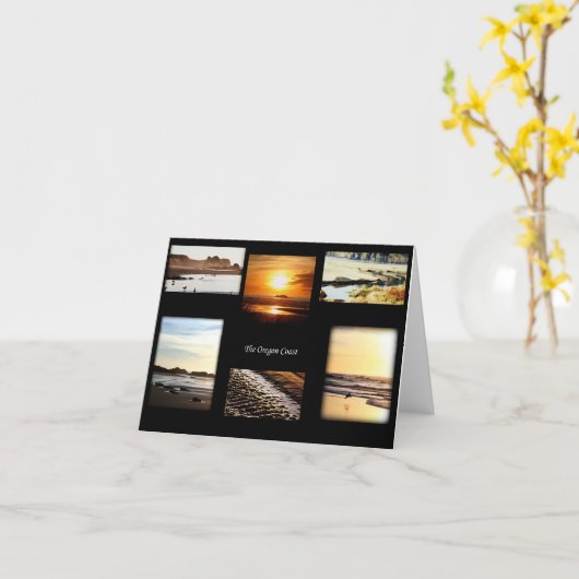 Carte Côte de l'Oregon (Fleur jaune)