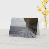 Carte Côté déplacement bateau de croisière Photo et cart (Fleur jaune)