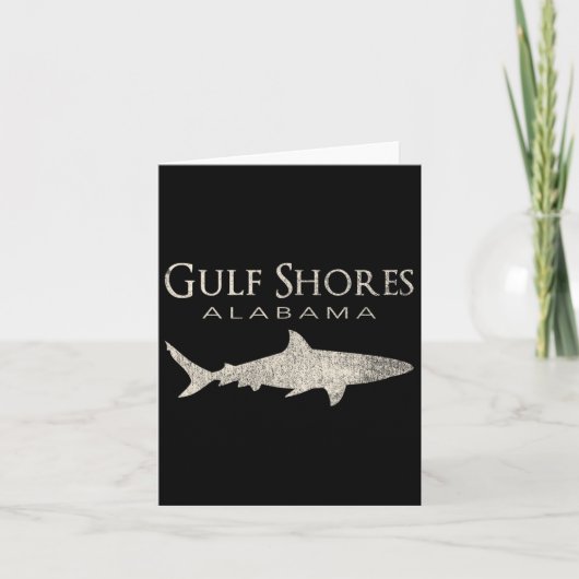 Carte Côte du Golfe Rétro Al Shark (Devant)