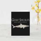 Carte Côte du Golfe Rétro Al Shark (Fleur jaune)