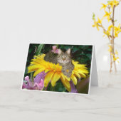 Carte Côté ensoleillé de la rue (Fleur jaune)