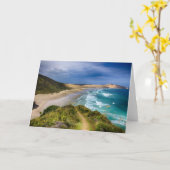 Carte Côte néo-zélandaise (Fleur jaune)