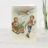 Carte Côté | Noël vintage (Devant)