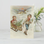 Carte Côté | Noël vintage (Debout devant)