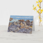 Carte Côte rocheuse de Monterey (Fleur jaune)