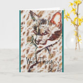 Carte Côté sauvage (Fleur jaune)