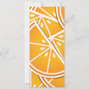 Carte Cotés orange funky