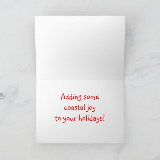 Carte côtière de vacances (Intérieur)