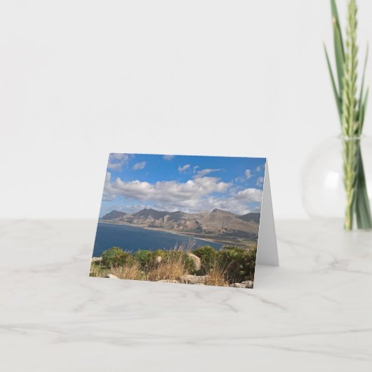 Carte côtière sicilienne. Vide pour ton propre mes (Devant)