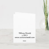 Carte Coton de l'Arizona (Dos)