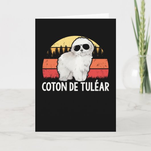 Carte Coton de Tulear | Coton de Tuléar du propriétaire (Devant)