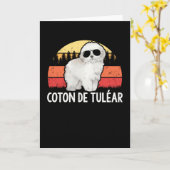 Carte Coton de Tulear | Coton de Tuléar du propriétaire (Fleur jaune)