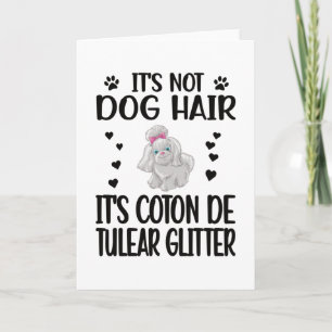 Carte Coton de Tulear Lover Coton de Tulear Dog Owner
