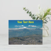 Carte Cotopaxi & Quito personnalisable (Debout devant)