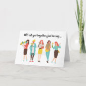 CARTE *COTRAVAILLEUSE SPÉCIALE* À SON ANNIVERSAIRE (Devant)