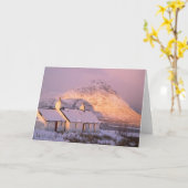 Carte Cottage Blackrock, Glencoe, Highlands, Écosse 2 (Fleur jaune)