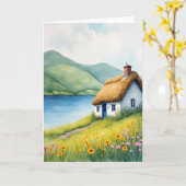 Carte Cottage By The Loch View (Fleur jaune)