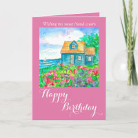 Cottage de bord de mer Joyeux Ami d'anniversaire