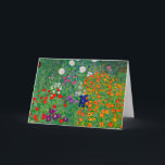 Carte Cottage Garden Gustav Klimt<br><div class="desc">Cottage Garden Gustav Klimt</div>