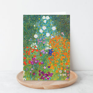 Carte Cottage Jardin Floral Gustav Klimt
