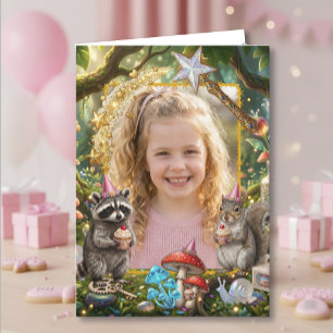 Carte Cottagecore Fée Fille Anniversaire   Ajoutez Votre