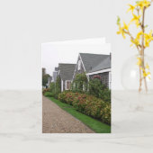 Carte Cottages patinés (Fleur jaune)