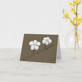 Carte Cotton Boll (Fleur jaune)