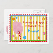 Carte Cotton Candy Post (Devant / Derrière)