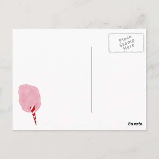 Carte Cotton Candy Post (Dos)