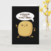 Carte Couch There You (Fleur jaune)