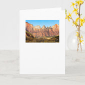 Carte Coucher de la lune au lever du soleil au-dessus du (Fleur jaune)