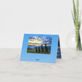 Carte Coucher de soleil (Dos)