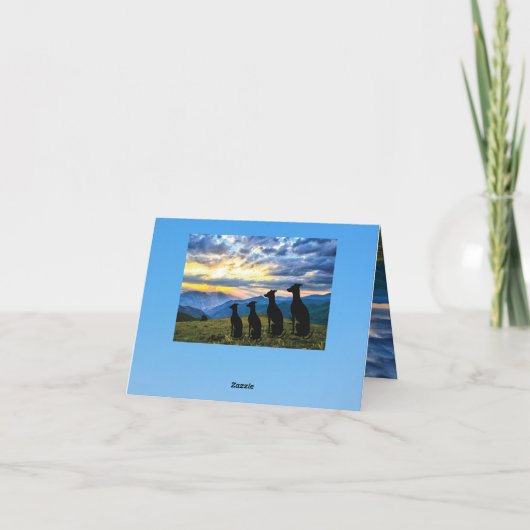 Carte Coucher de soleil (Dos)