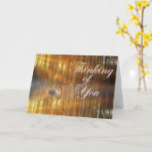 Carte Coucher de soleil (Fleur jaune)