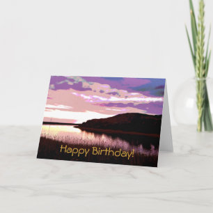 CARTE COUCHER DE SOLEIL