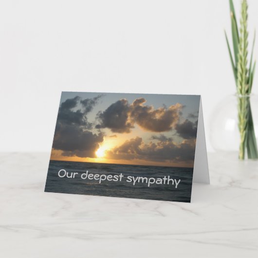 Carte Coucher de soleil (Devant)